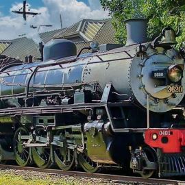 The Q Train, First Class for 2, Steam Locomotive