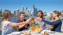 Gold Coast Lunch Cruise, Outside Seating