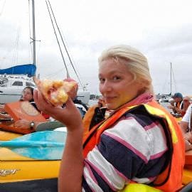 Pizza Paddle, Dinner Kayak Tour