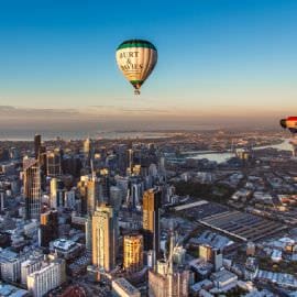 Ballooning Over Melbourne with Breakfast