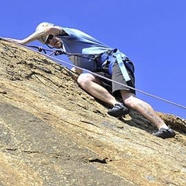 Rock Climbing and Abseiling Day with Transfers