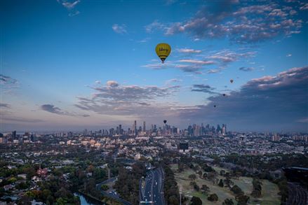 Hot Air Balloon Flight with Breakfast, Melbourne