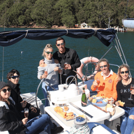 Six-Friend Yacht Getaway, with Lunch and Bubbles