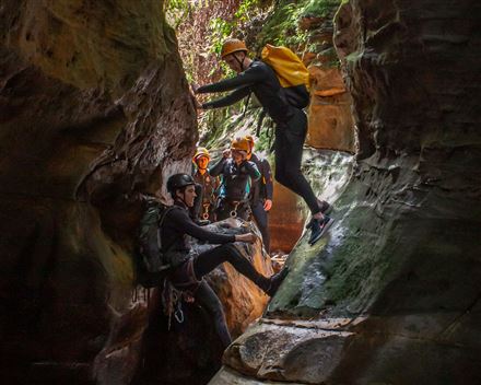 Spectacular Empress Canyon, Abseil and Canyoning